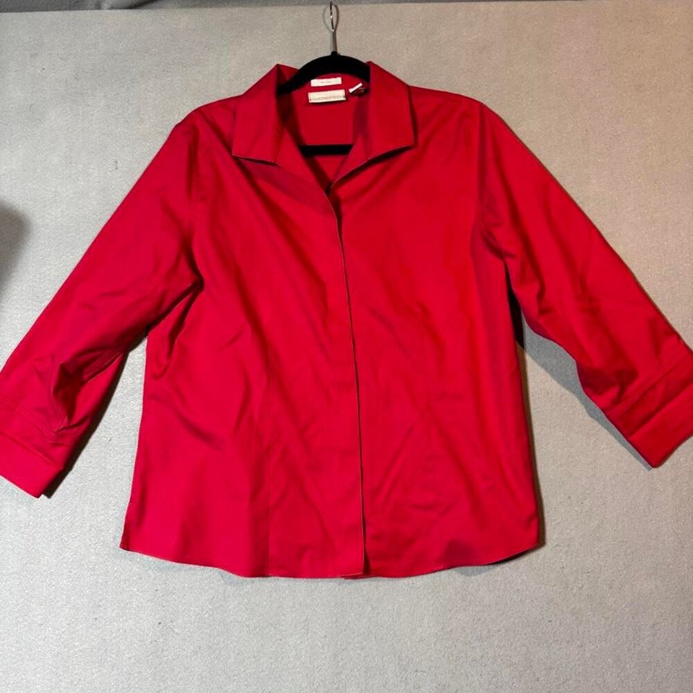 Chico-s Women's Red and Pink Blouse